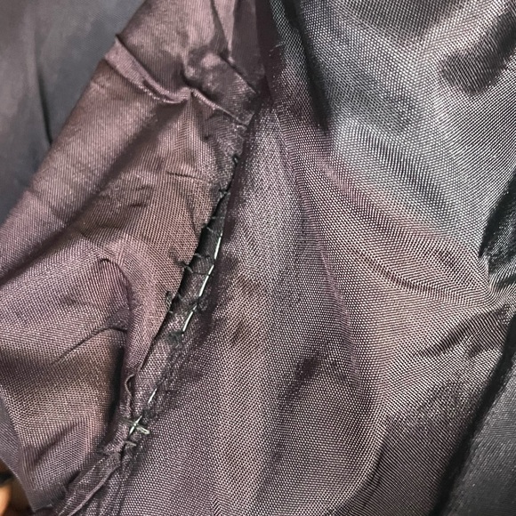 Vintage Wool Navy Pinstripe Power Blazer Tailored - Picture 6 of 7